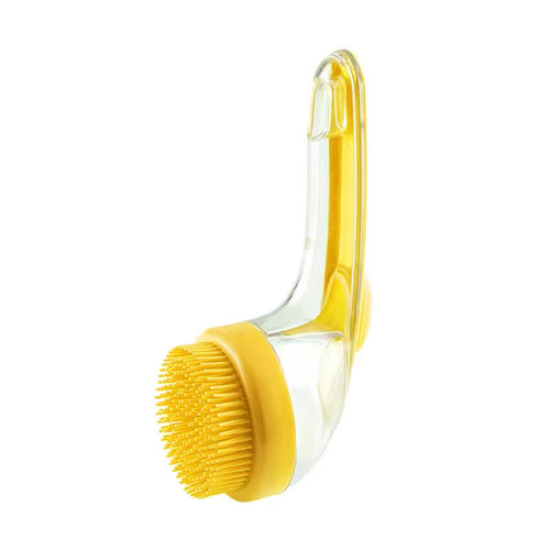 2-in-1 Pet Grooming Brush with Soap Dispenser